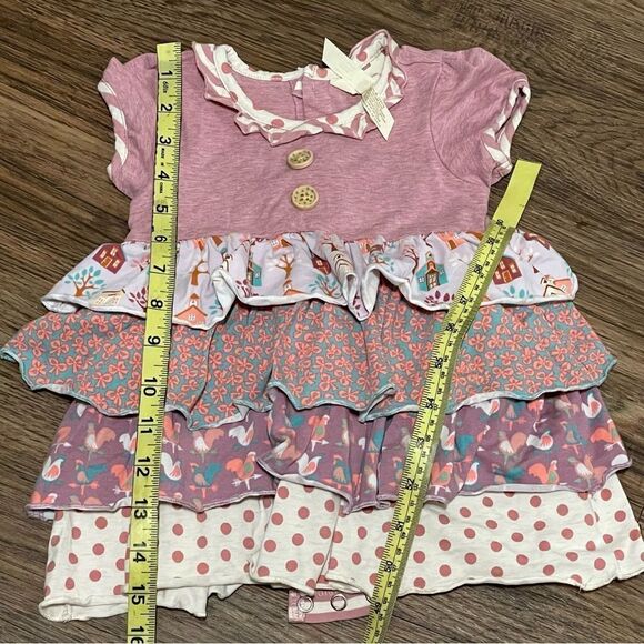 Matilda Jane Dreams Come True Bubble Onsie Dress Pink Cream Blue 12-18 Months - Picture 9 of 10